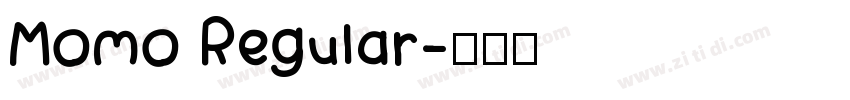 Momo Regular字体转换